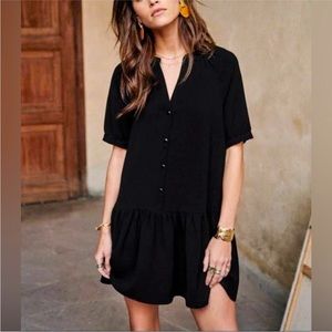 SEZANE Lenitta Little Black Dress, Size 4/36